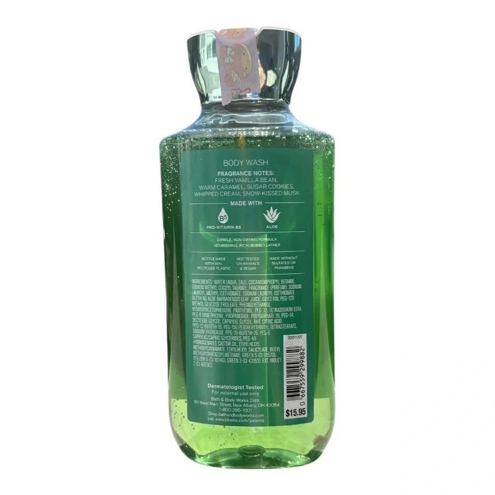 3/$25 Bath & Body Works Vanilla Bean Noel Body Wash 10 oz